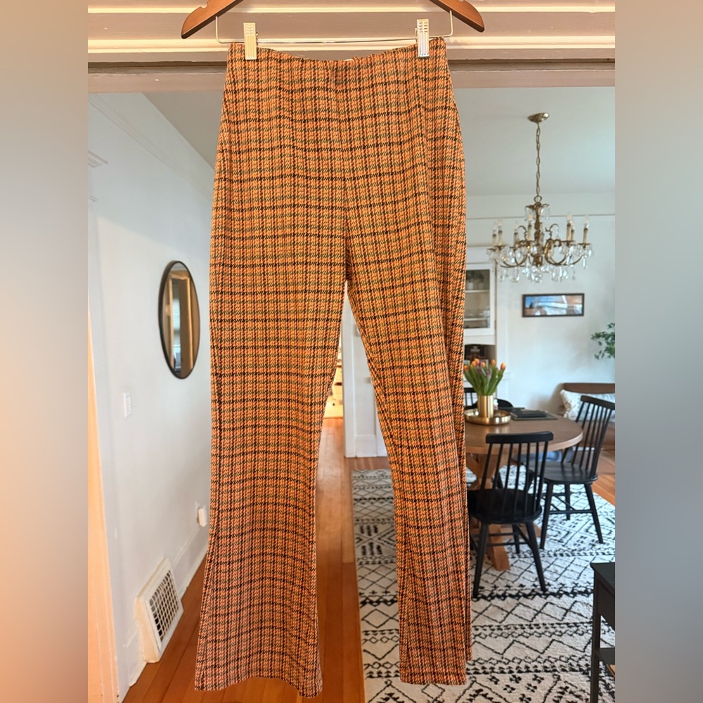 Urban Outfitters Plaid Flare Pants